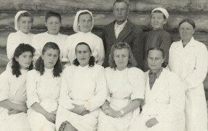 Медперсонал Хужирской больницы 1953